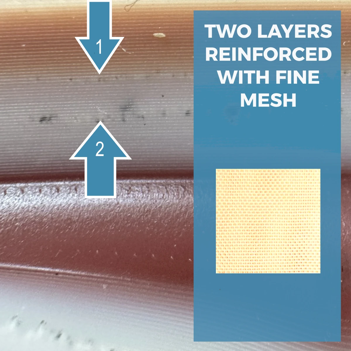 Suture Pad Reinforced with 2 layers for intradermal / subcuticular suture practice